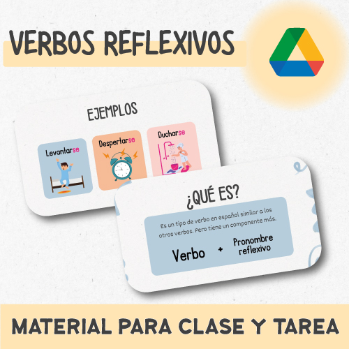 Actividades de verbos reflexivos para clases de ELE en línea con juegos y ejercicios. Levantarme o me levanto. Reglas de conjugación de verbos en español. Ejercicios para practicar verbos reflexivos. Lecciones completas listas para enseñar verbos reflexivos. Juegos de ELE para verbos reflexivos.